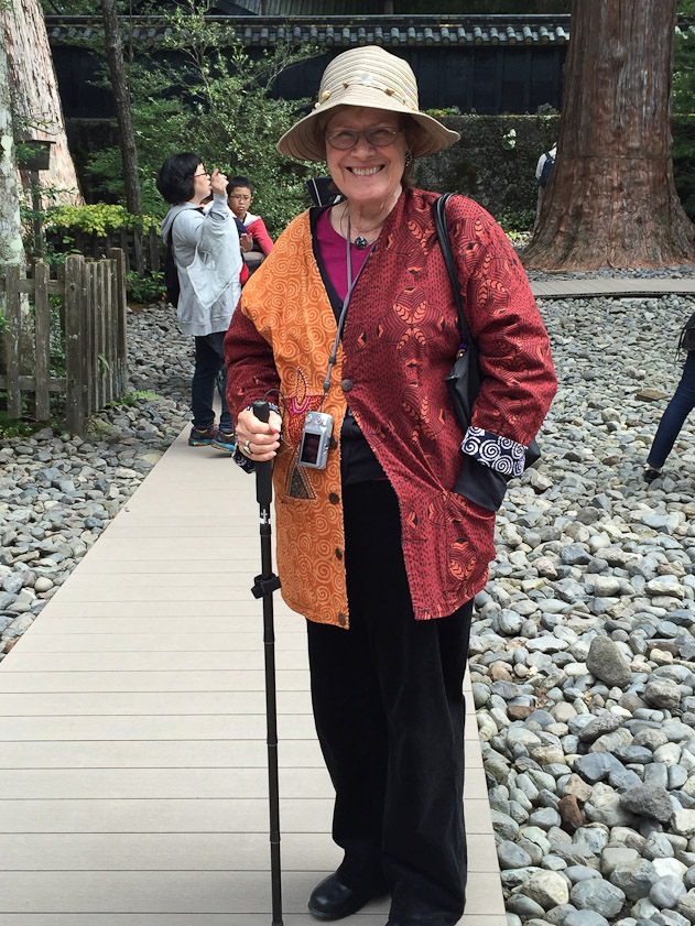 Mariana on level 3 at Toshogu, next to the Bell Tower.