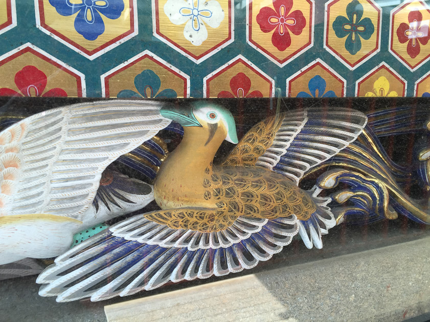 Detail of the  Tozai Sukibei (East/West See-Through Wall)