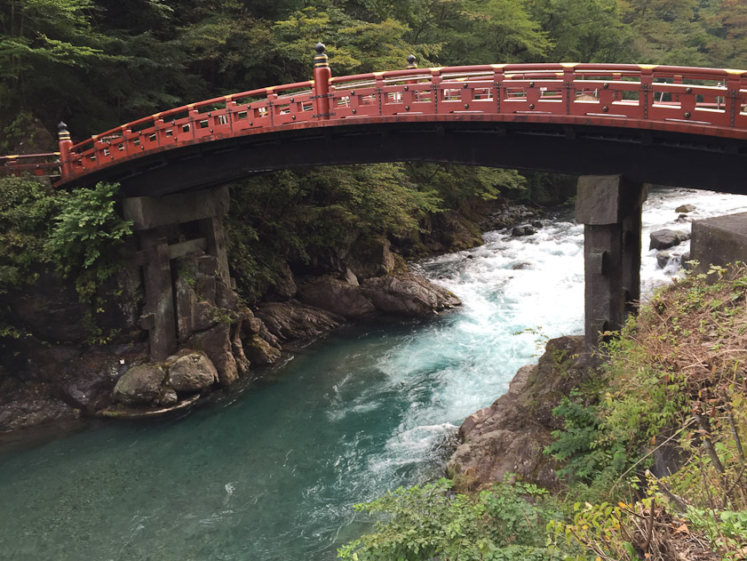This arched bridge leads to the World Heritage Site with Rinnoji and Toshogu. It's closed to tourist traffic.