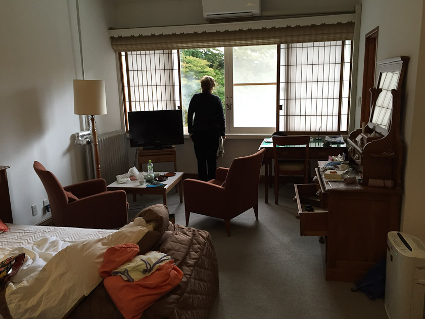 Ours was not one of the luxury rooms, but it was comfortable, traditional, and affordable. Other guests at the Kanaya included Frank Lloyd Wright in 1905, Albert Einstein in 1922, Helen Keller in 1937, and Charles Lindbergh.