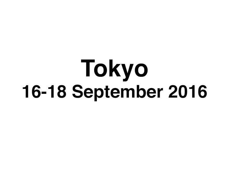 We arrived late on 16 September in Tokyo, and had two days of sightseeing.