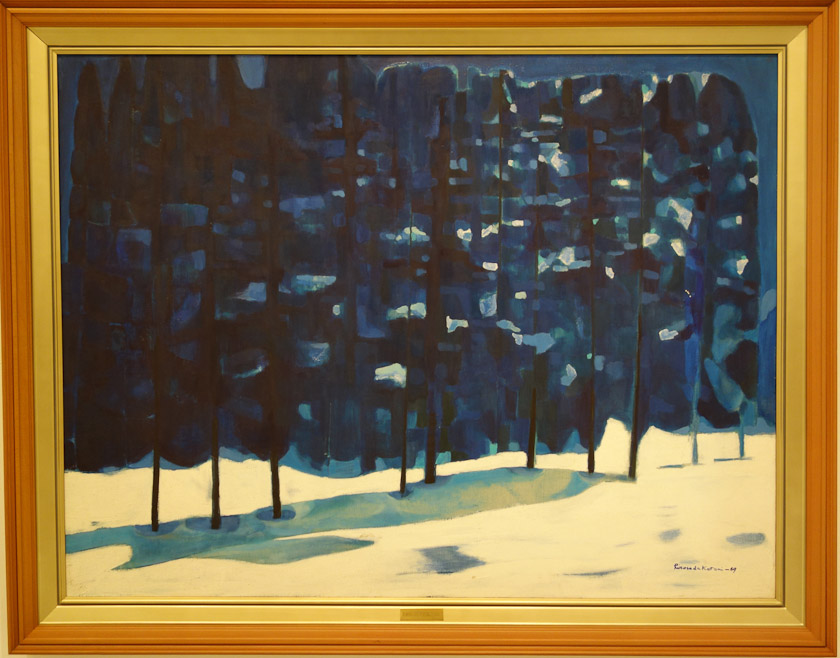 The labels for the paintings in the permanent collection were in Japanese, so I can't report the title or artist name.