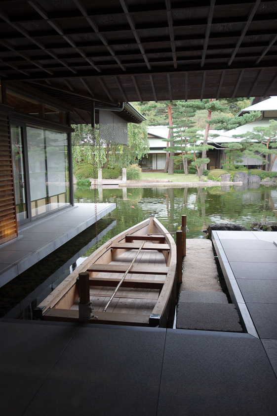 You can't go far, but there is a boat for viewing the garden afloat.