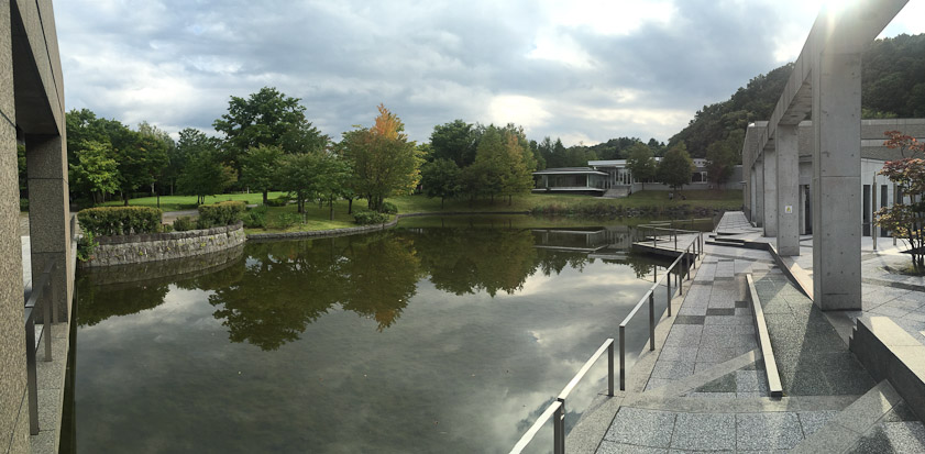 The Sapporo Art Museum is also in the country, and offers this view from the cafe.