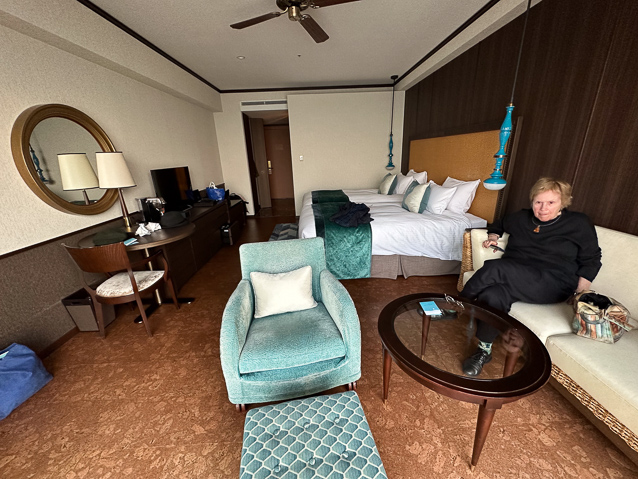 The interior of our room was actually more attractive and comfortable than this photo suggests.