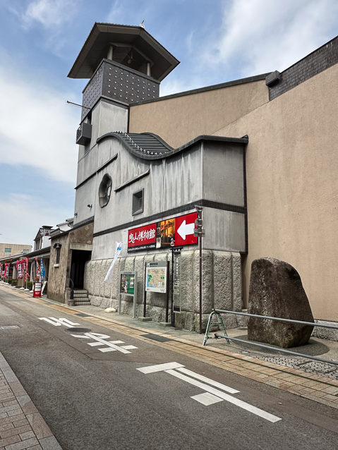 The entrance to the Nagahama float museum and storehouse.