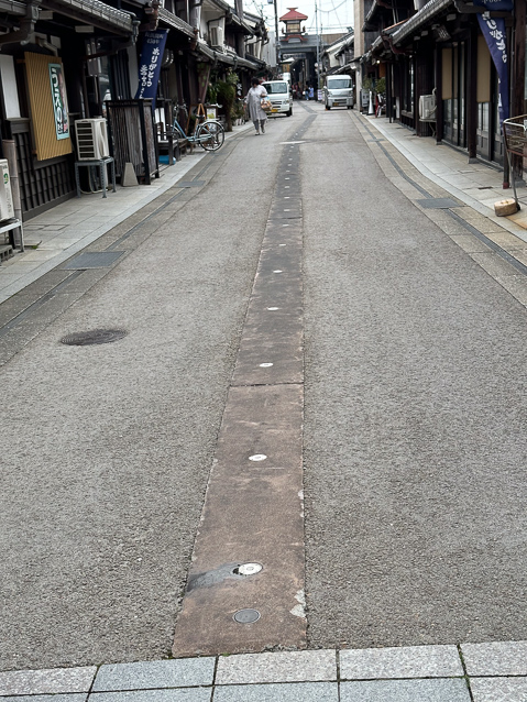 Perhaps they popup during a fire and spray the wooden store fronts.