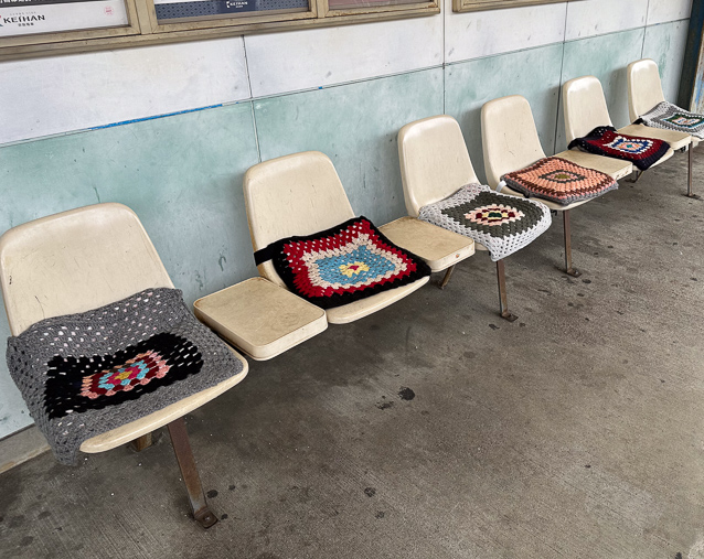 The Keihan Railway station at Sakamoto has a homey sstyle to comfort weary pilgrims.