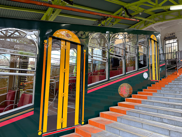Cable car at Mt. Hiei