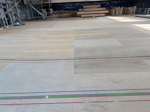 Other full scale profiles are on the floor.