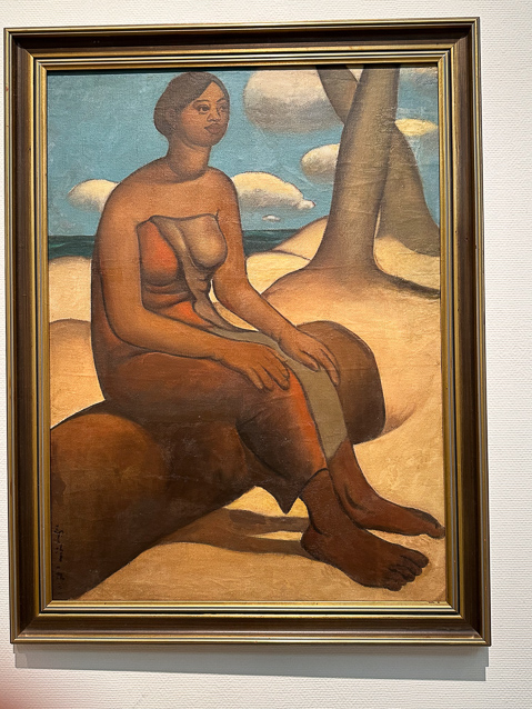 Lady of Dignity, painted 1931 in Malaysia. An example of  modernism in Asian art.