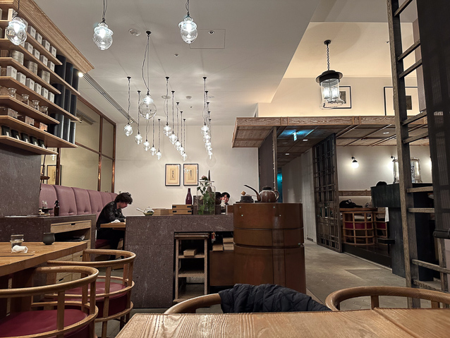 Higashiya Ginza functions as a tea house as well as a manufacturer of wagashi.