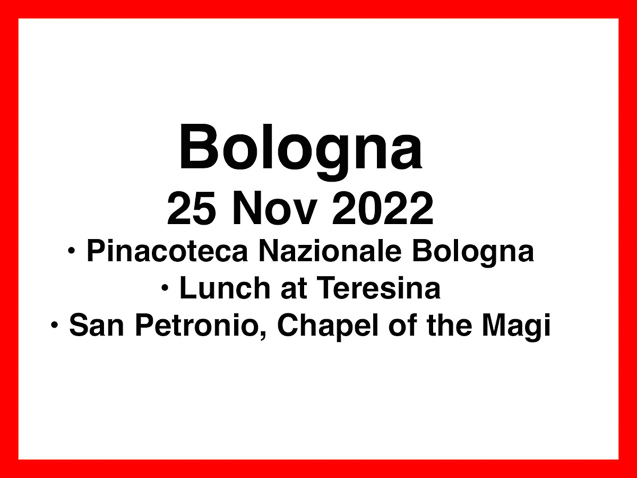 Our touring plan for Bologna was centered on seeeing paintings of the Carracci family, so we started at the Pinacoteca Nazionale.