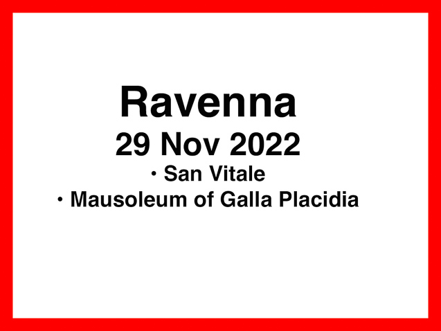 We travelleda from Bologna to Ravenna in a comfortable car with driver.