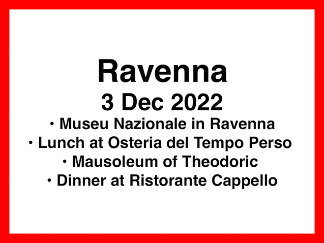Our last day in Ravenna started at the large Museo Nazionale in the former monastery buildings next to San Vitale.