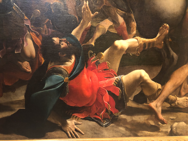 The painting is 