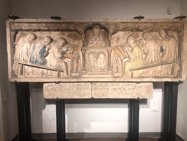 Sepulcrer of Bonifacio Galluzzi, sculpted by Bettino of Bologna 1346.