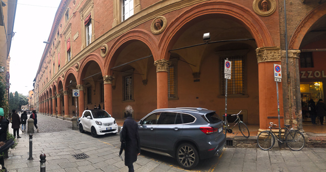 Via Santo Stefano, leading to the church of that name