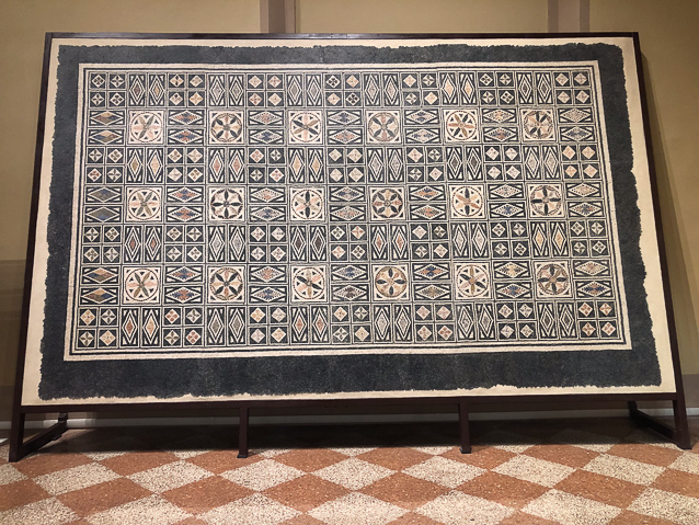Roman floor mosaic.