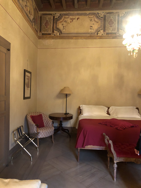 Our hotel in Ravenna, Albergo Capello was small, close to sights. traditional, and our room was well furnished.