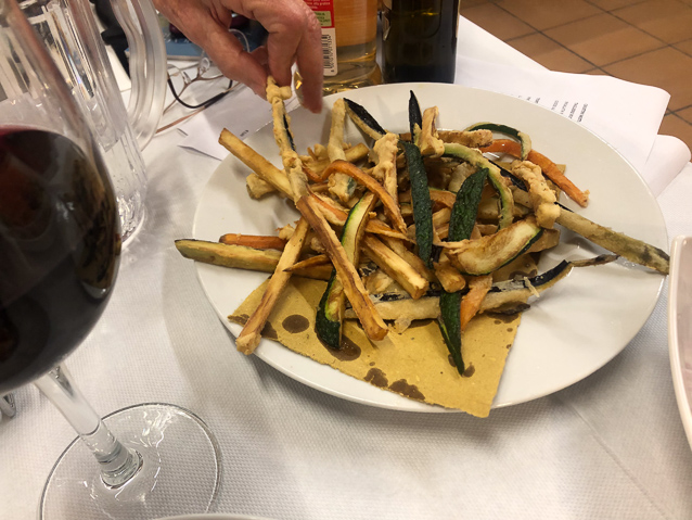 The ubiqutous fried zucchini