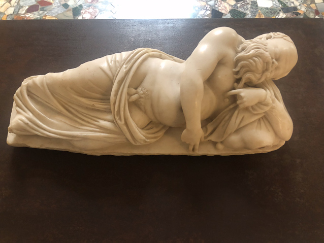 Sculpture of Silenus sleeping it off. 1st half 0f 2c?
