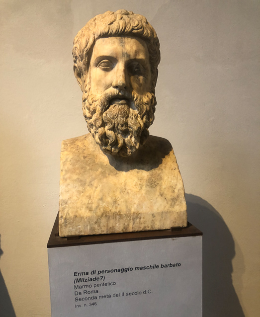 Herm of beardeded man. 2nd hal 2c BC