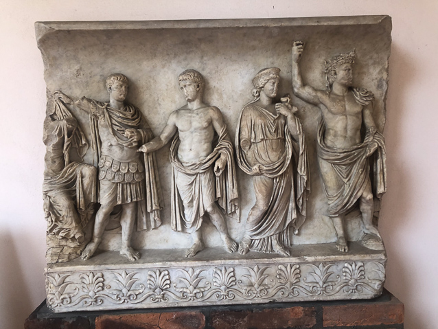 The cloister also displayed some fine stone sculpture.