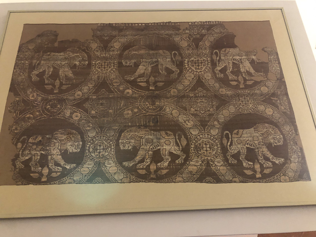 Byzantine silk fabric 9-10c AD