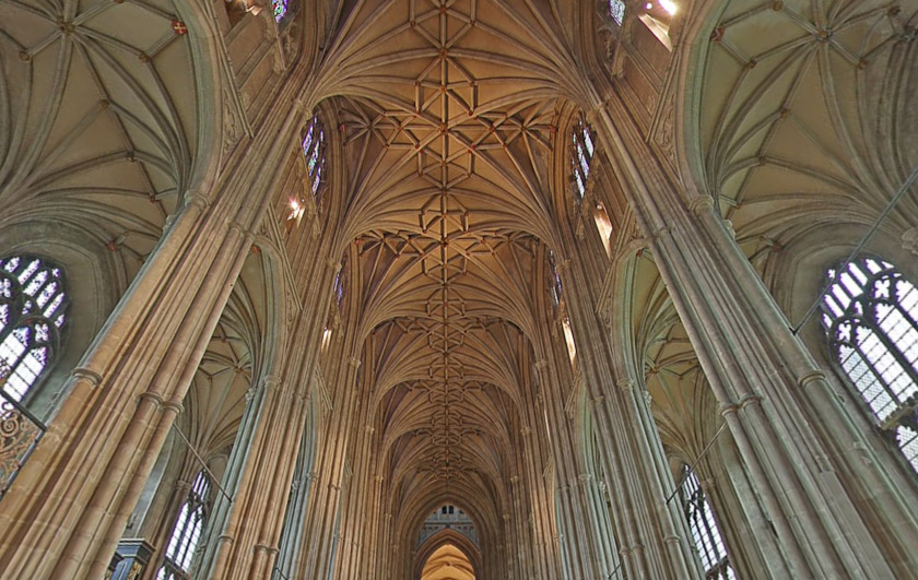 I got this view of the vaults from Google Streetview.