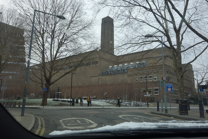 The Tate Modern occupies the former Bankside Power Station, very big and utilitarian.