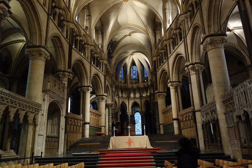 Further east in the choir.