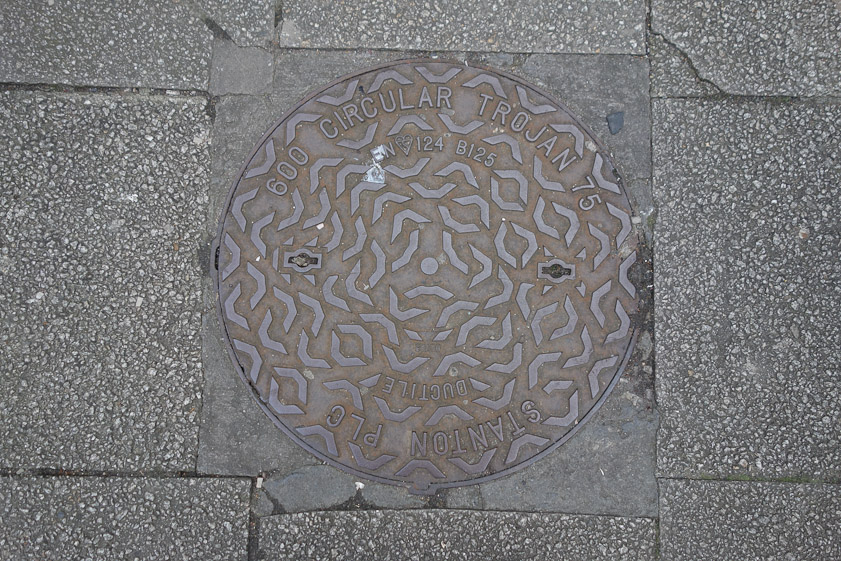 Dublin manhole cover.