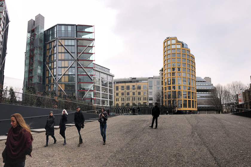 We left the Tate Modern unsatisfied and frustrated. The architecture outside was more interesting.