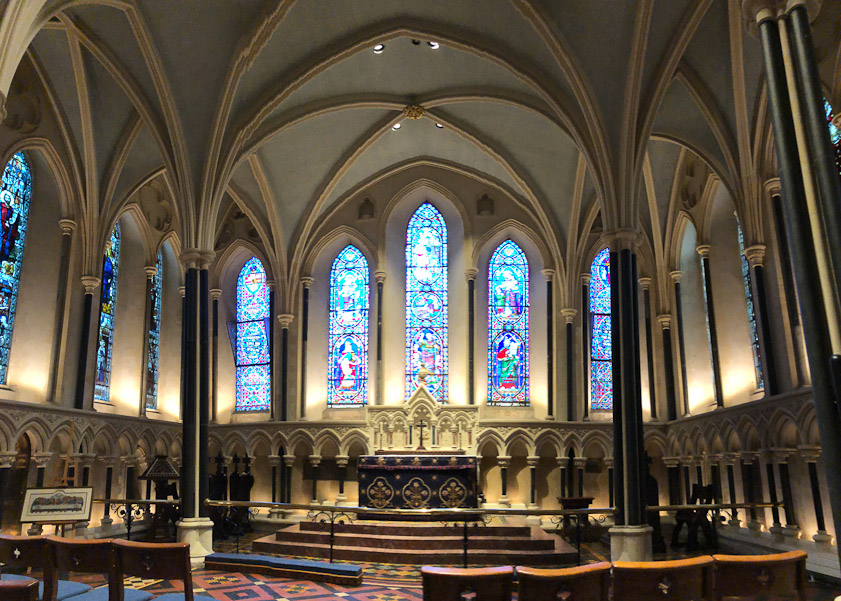 The altar of St. Patrick's.