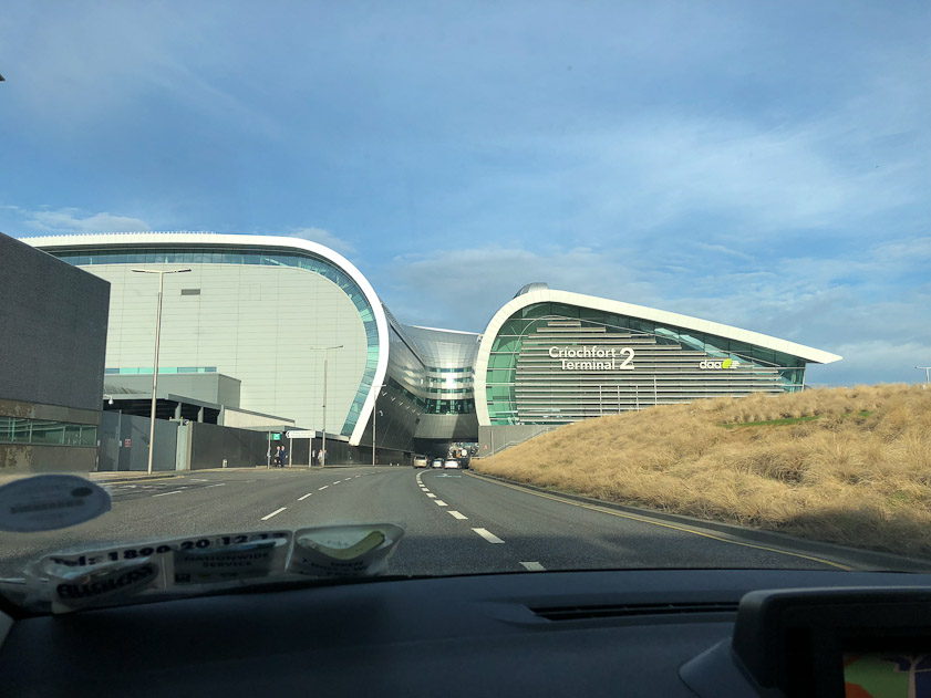 Approaching Dublin Airport on 26 March.