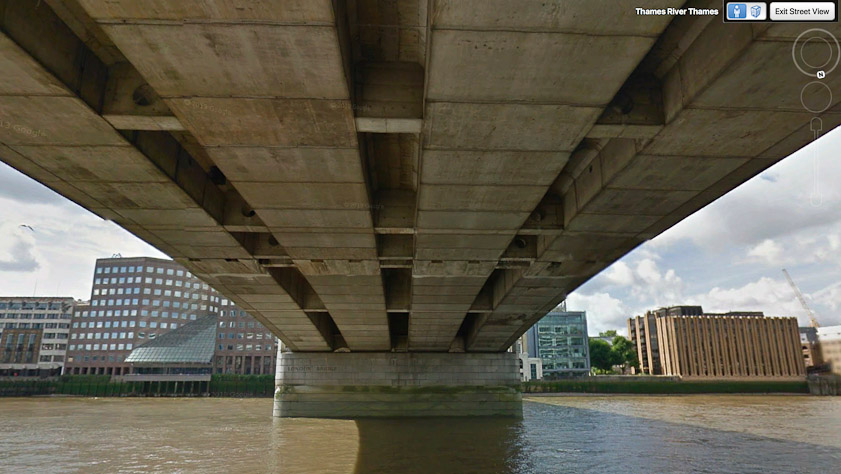 My bridge book says the cantilevers are 