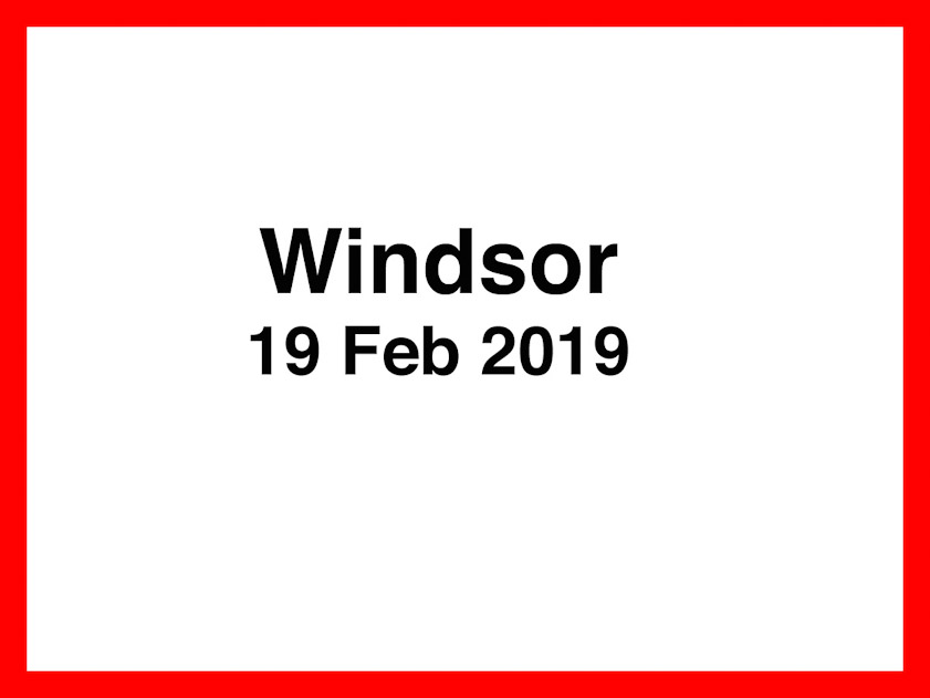 We flew from Rome to London, and stayed the night just west of Heathrow in Eton, across the river Thames from Windsor.