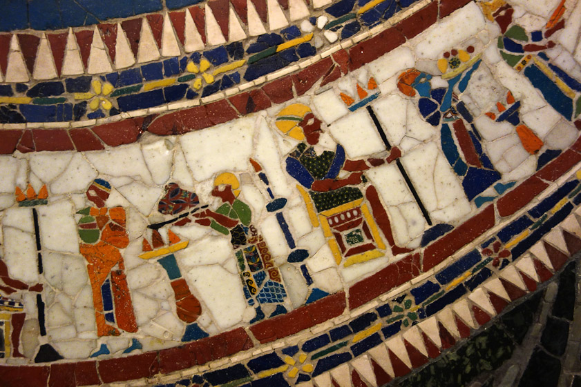 Detail of the border under the Abduction of Hylas.