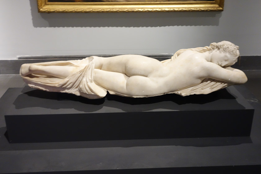 The Hermaphrodite is a mid 2c AD copy of a bronze original of mid 2c BC.