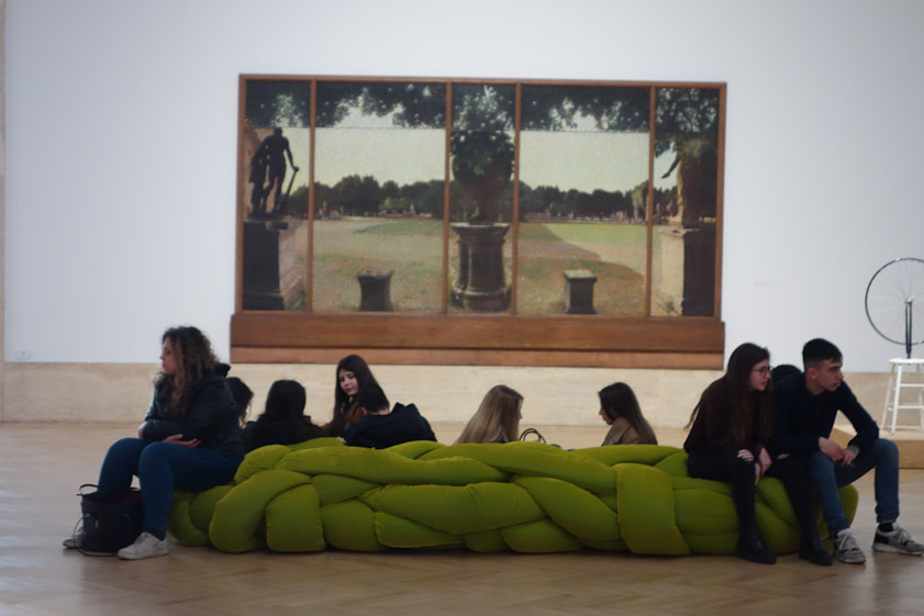 They fit right into the painting.