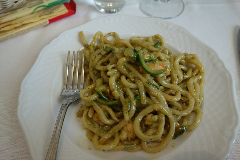 Another fine Italian lunch, at the museum restaurant. Nothing like this at any Smithsonian museum!