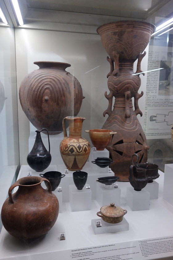 These are all recovered from Etruscan tombs.