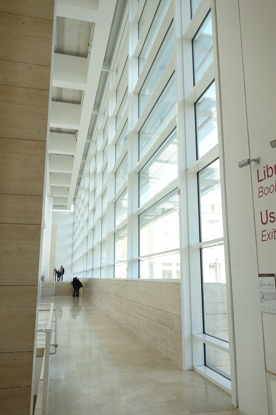 The altar is protected by a glass building designed by Richard Meier and built 2006. The Mausoleum of Augustus can be seen through this glass wall on the south side.