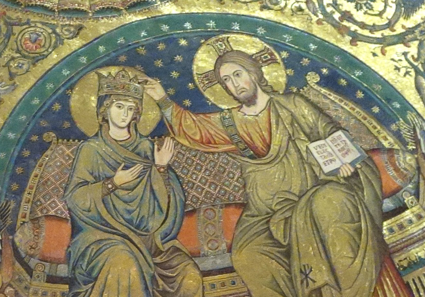 Detail of the apse mosaic.