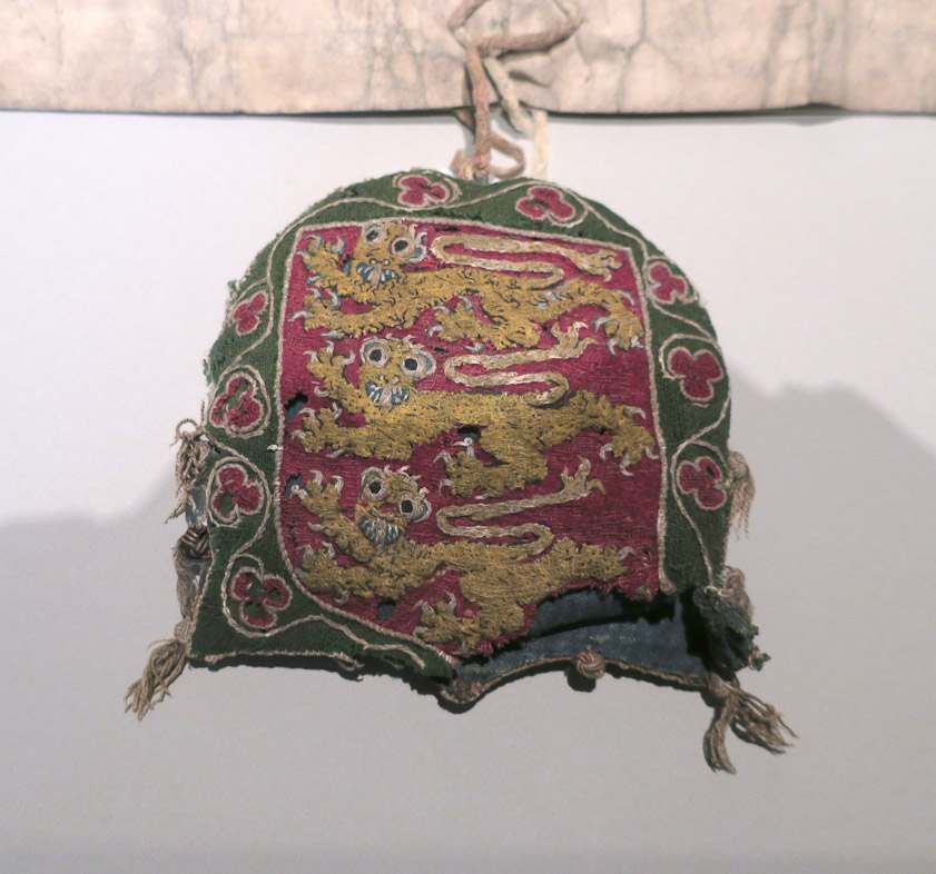 The King's Great Seal is protected by a bag of inlaid wool, the only surviving example from medieval England.