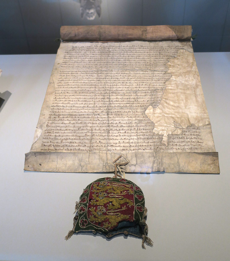This is the charter given to the Abbey in 1280 by King Edward I, confirming the privileges given by his father Henry III.