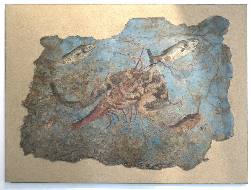 These frescoes were discovered 1949-40 in the Lungotevere area. Bricks used in the building are stamped back to 123 AD, which is consistent with the style of the paintings.