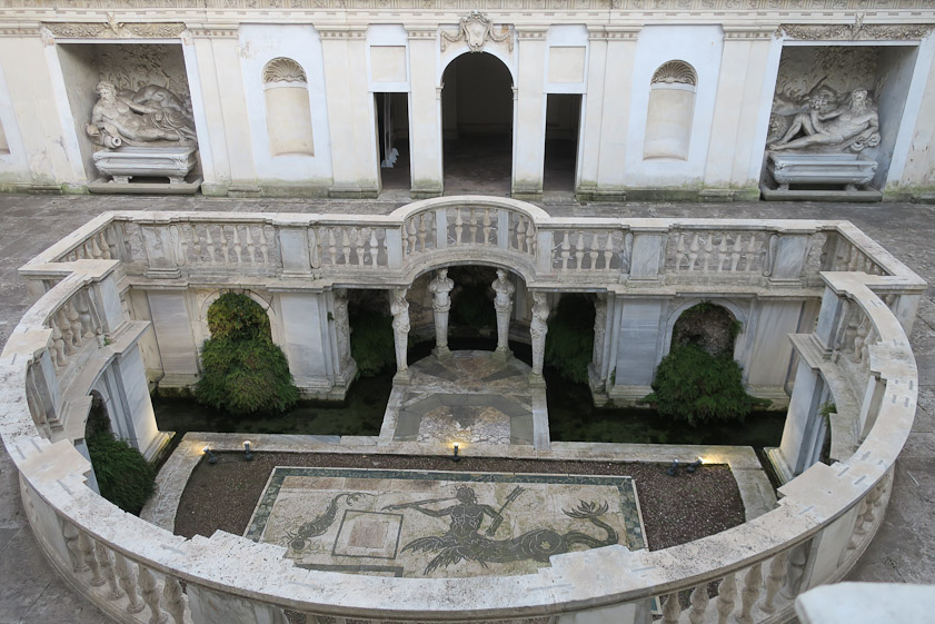 The nymphaeum.