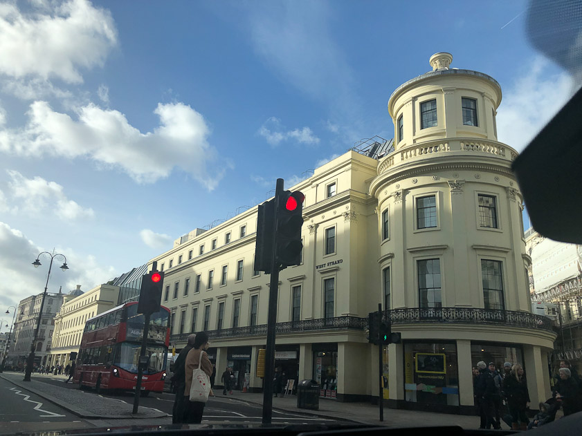Further down The Strand